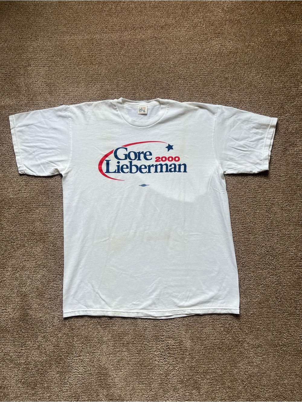 VTG ‘2000 Gore & Lieberman Presidential Campaign White Tee